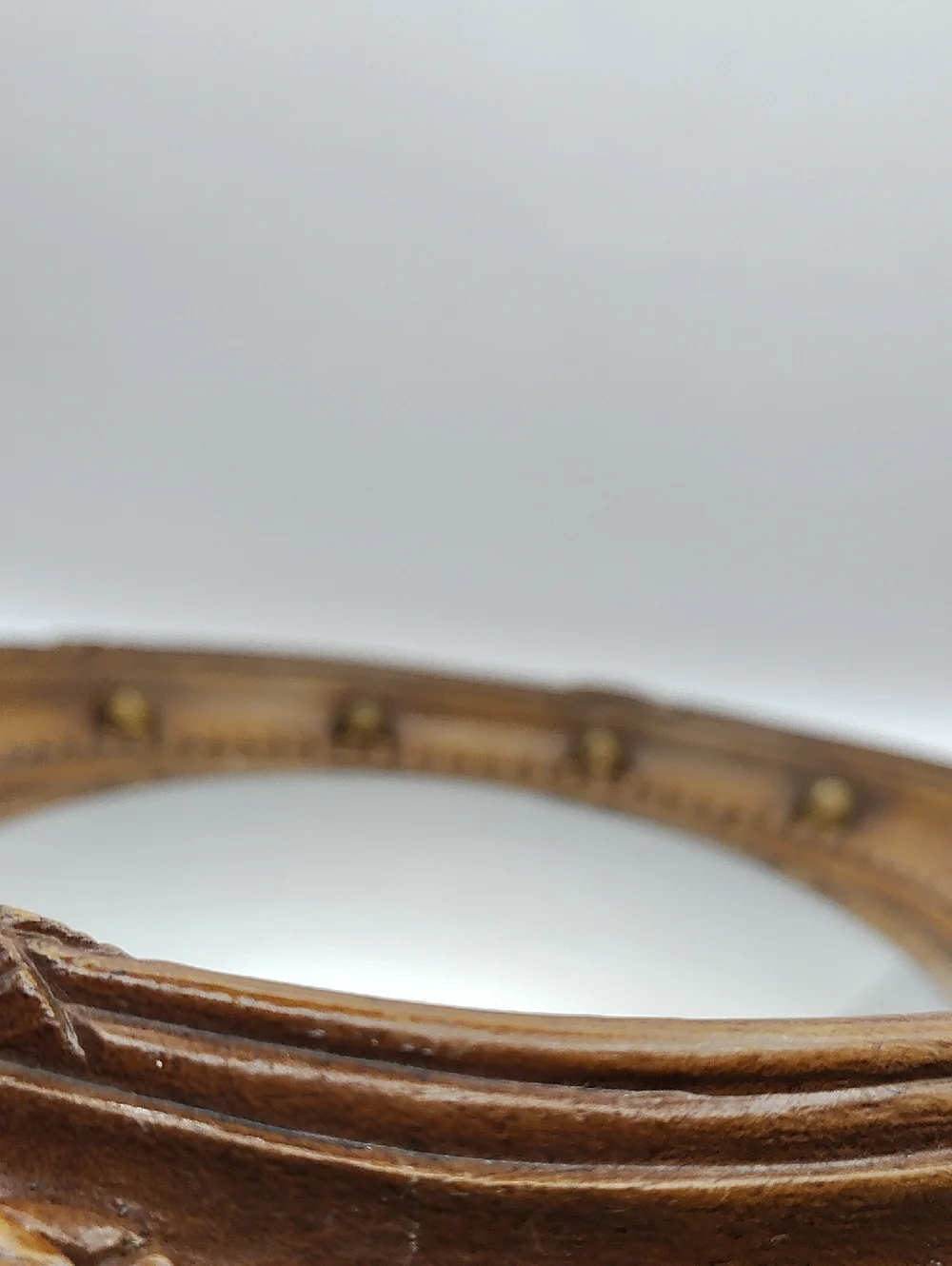 Vintage Syroco American Eagle Convex Mirror 13